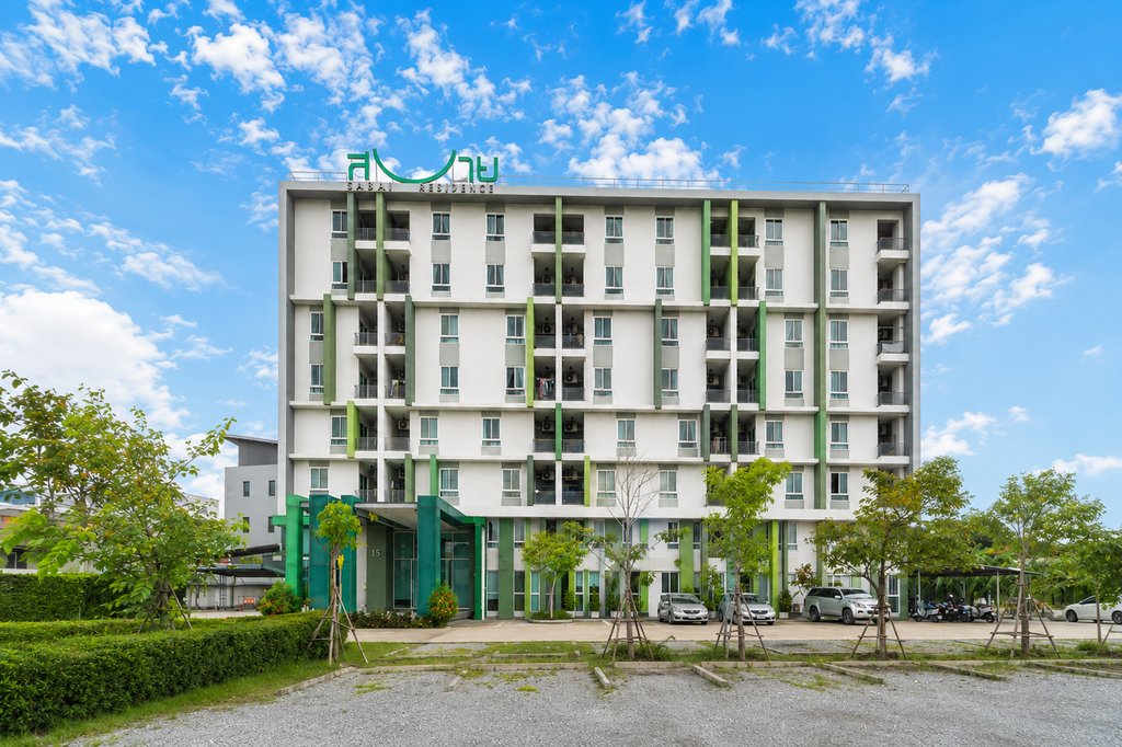 อาคาร Sabai Residence Bangyai ที่พักบางใหญ่ นนทบุรี